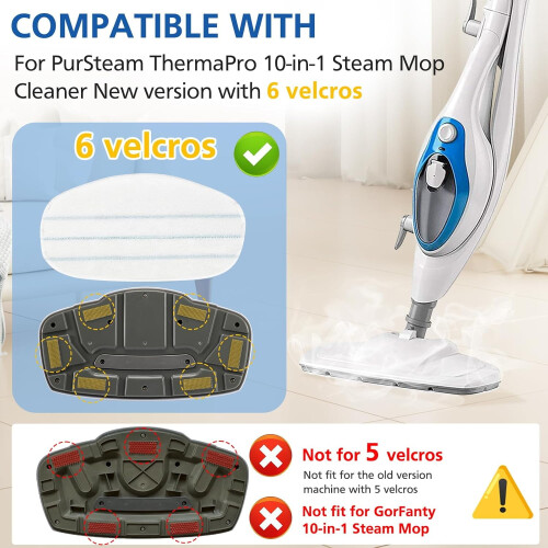 Microfiber Pads for PurSteam ThermaPro 211 Steam Mop 20 Pack 1