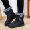 Men's Snow Boots Black Size 8 with Arch Support 6