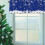 Christmas Snowflake Valance Blue Sparkle 54x18 in 5