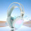 Bluetooth Wireless Gaming Headset RGB Light Rechargeable 5