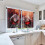 Red Wine Kitchen Curtains 26x36 Inch Set of 2 6