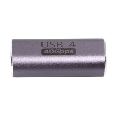 USB-C Female-to-Female Adapter 40Gbps 100W 2 Pack 2