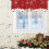 Christmas Snowflake Valance Red Sparkle 54x18 inch 4