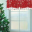 Christmas Snowflake Valance Red Sparkle 54x18 inch 5