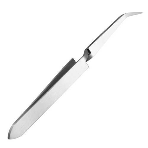 Stainless Steel Tweezers 45 Bent Tip Precision 1