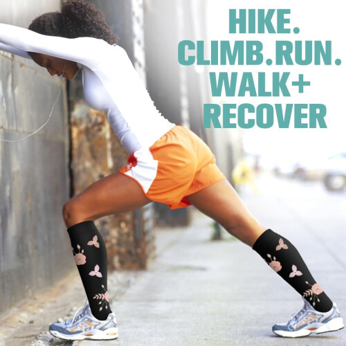 Compression Socks for Women and Men - Graduated Support, 6 1