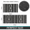Black Boho Kitchen Rug Set 2 Piece Washable Non-Slip 3