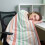 Flannel Fleece Throw Blanket Pink Sage Green Gradient 4