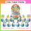 Canticos Cake Topper Cupcake Set Birthday Decoration Kit 3