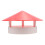 Chimney Cover Round Plastic Rainproof Flue Cap 4