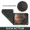 Vintage Wine Kitchen Mat Set 2 pcs Crystal Velvet Black 6
