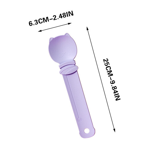 Cat Wet Food Squeeze Spoon Plastic Stick 1 Pack 1