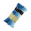 Embroidery Thread Set 6-Color Polyester 8m per Skein 622g 2