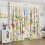 Floral Curtains Retro Bird and Flower Pattern 2 Panels 4