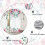 Pink Floral Kitchen Curtains Rod Pocket Abstract Peony 4