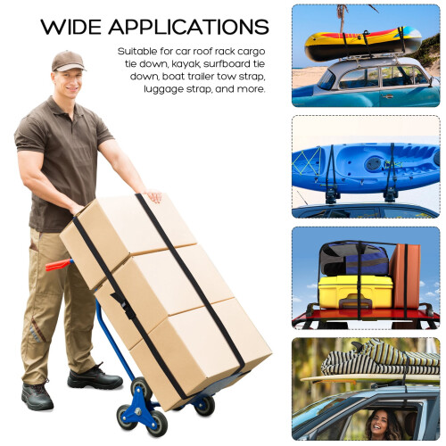 Surfboard Straps for Roof Rack 2 Pcs 2