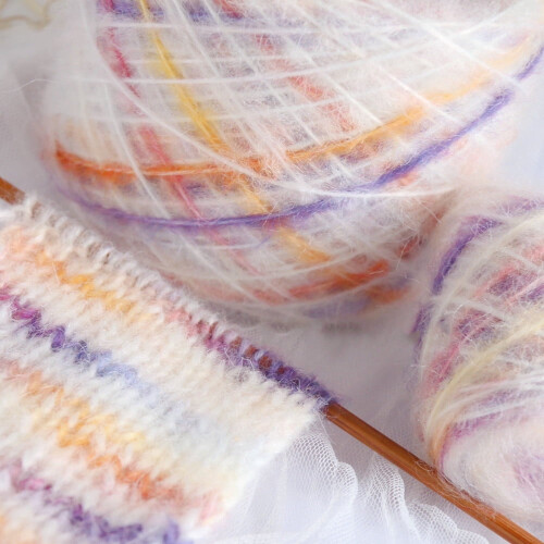 Soft Plush Wool-Acrylic Loop Yarn 50g A47 2