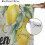 Lemon Farmhouse Kitchen Curtains Rustic Gnome Pattern 6