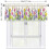 Spring Floral Kitchen Curtain Valance Pink Tulips 4