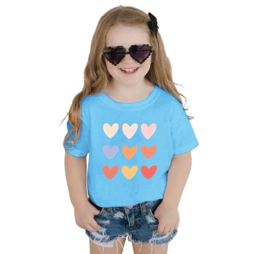 Girls Knot Tunic Top Blue Size 150 1