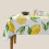 Τραπεζομάντιλο Lemon Square 54x54 ιντσών αδιάβροχο βινύλιο ρουστίκ 5
