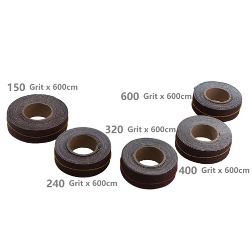 Emery Cloth Roll 150-600 Grit 6 Meter for Woodworking 2