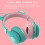 Wireless Bluetooth Headset with Cat-Ear Design and LED Light 2