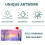 Magnetic Winter Mailbox Cover Snowflake Tree Design 21x25.5 5