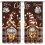 Coffee Gnome Kitchen Curtains Rustic Vintage 42x63 Inch 2