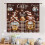 Coffee Gnome Kitchen Curtains Rustic Vintage 42x63 Inch 3