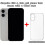 Fake Phone Pro Max16 Display Model White Black Screen 4