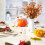 17 inch Artificial Fall Berry Stems with Orange Pumpkin 6