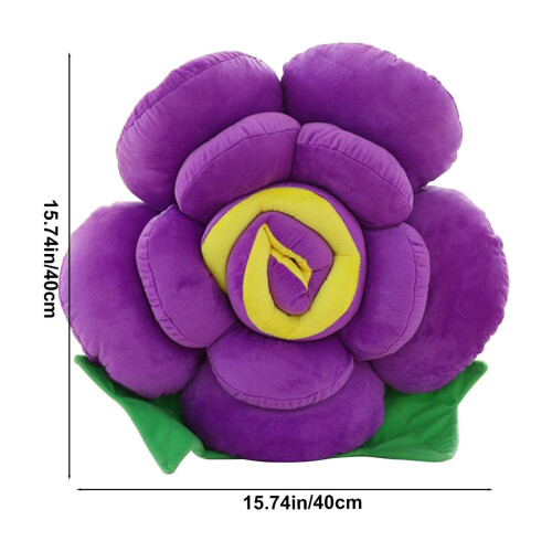 Plush Flower Toy Soft Washable 15.75 inch 2