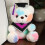Graduation Teddy Bear Plush Doll Purple 9 inch 5