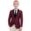 Boys Formal Jacket Solid Color Slim Fit Winter Coat for 2