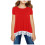 Girls Knotted Tunic Top Red Size 140 2
