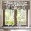 Farmhouse Kitchen Valance Rustic Daisy Floral 1 Panel 55x18 3