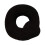 Alphabet Pillow Black Soft Plush 26 Letters 1