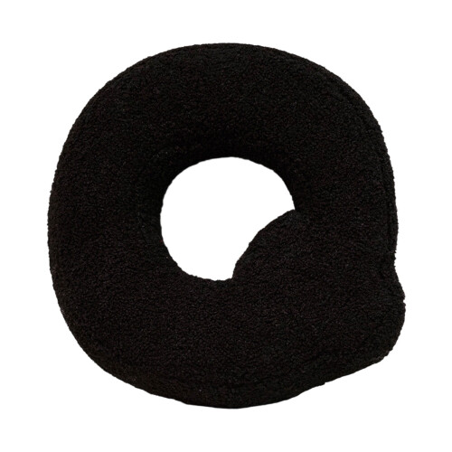 Alphabet Pillow Black Soft Plush 26 Letters