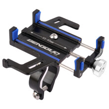 Bicycle Phone Holder Aluminum Alloy Adjustable Screw-Mounted