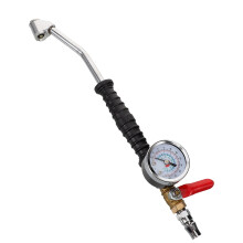 Tire Pressure Gauge Heavy Duty Plastic Alloy 1 Pack