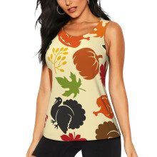 Women's Summer Tank Tops Retro Fall Sleeveless Shirts