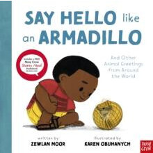 Say Hello Like an Armadillo by Zewlan Moor Paperback Book