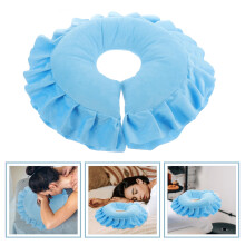 Spa Face Relax Pillow Blue for Massage Tables and Beauty