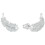 Feather Stud Earrings 925 Sterling Silver 1