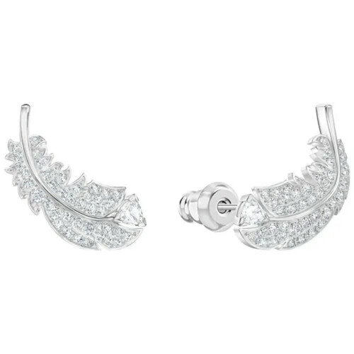 Feather Stud Earrings 925 Sterling Silver
