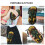 Retro Dragonfly Flower Sunglasses Case with Belt Clip 6