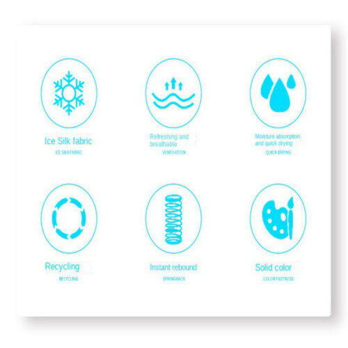 Cooling Towel Pack 2pcs 30x90cm Soft Breathable for Neck 1