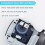 DYMO 18488 Compatible Label Tape Black on White 5 Pack 3
