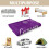 Purple flannel throw blanket 50x60 inches 6